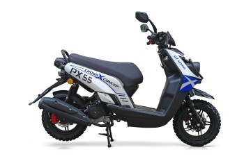 BW Cross 50 - 50ccm 45kmh MOTORROLLER BLAU